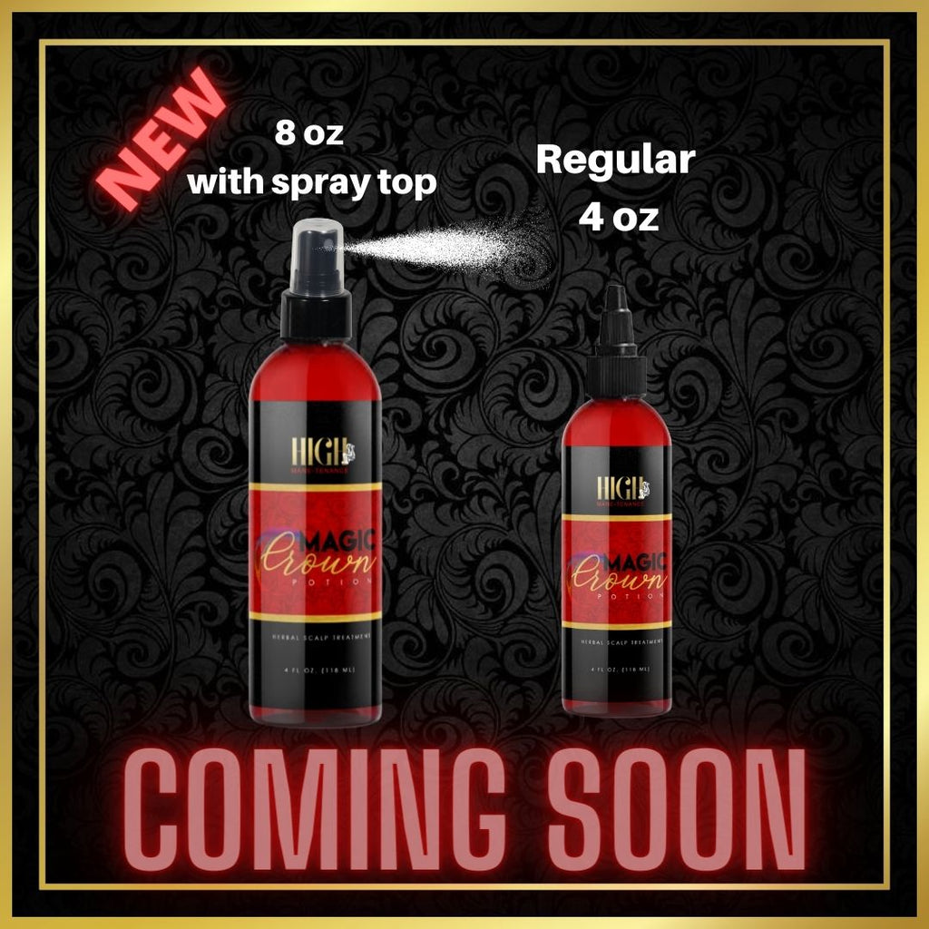 NEW Magic Crown Potion - Herbal Scalp Treatment BIGGER SIZE with Spray Top